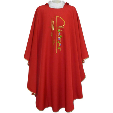 Polyester chasuble available in four colors