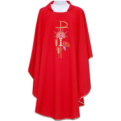Chasuble for Catholic priest | Six colors red