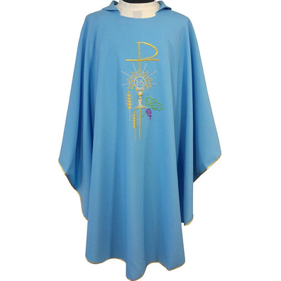 Chasuble for Catholic priest | Six colors blue