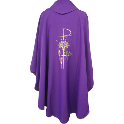 Chasuble for Catholic priest | Six colors purple