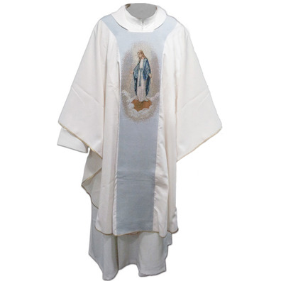 Marian chasuble with stolon Miraculous