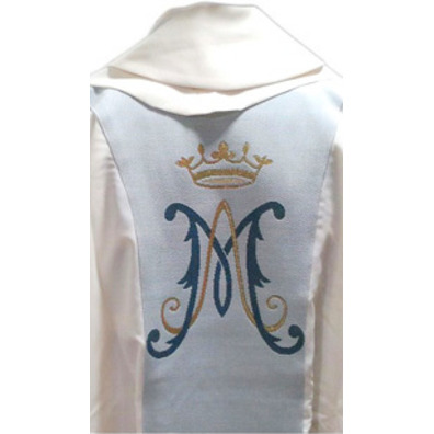 Marian chasuble with stolon Miraculous