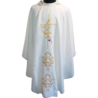 Chasuble with golden embroidery