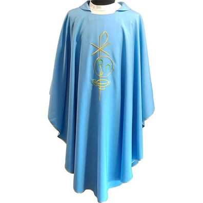 Embroidered chasuble | Chasuble in six blue colors