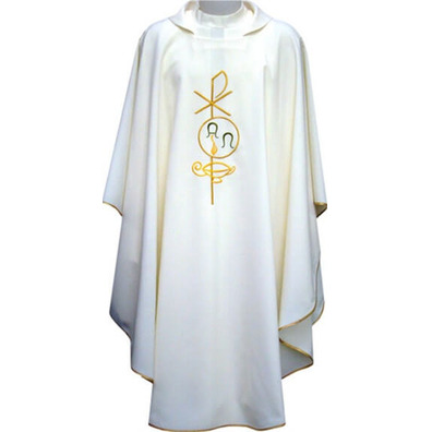 Embroidered chasuble | Chasuble in six beige colors