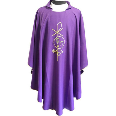 Embroidered chasuble | Chasuble in six purple colors