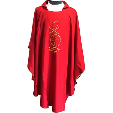 Embroidered chasuble | Chasuble in six red colors