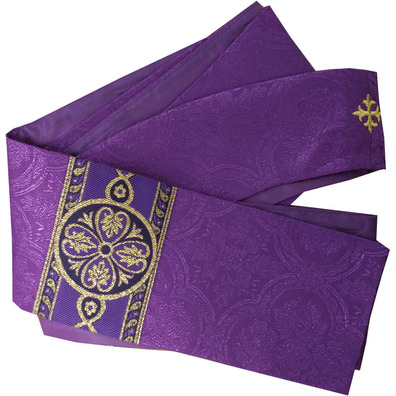 Chasubles for sale | Damask and velvet fabric purple