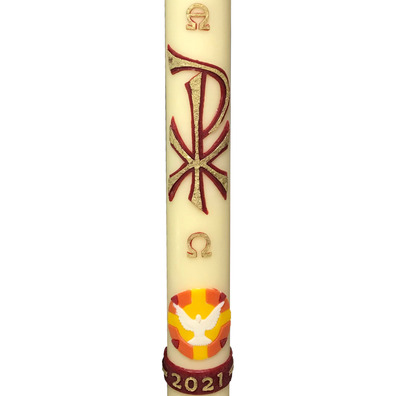 Paschal Candle 2024 | Embossed Holy Spirit