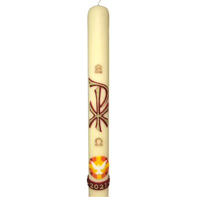 Paschal Candle 2024 | Embossed Holy Spirit