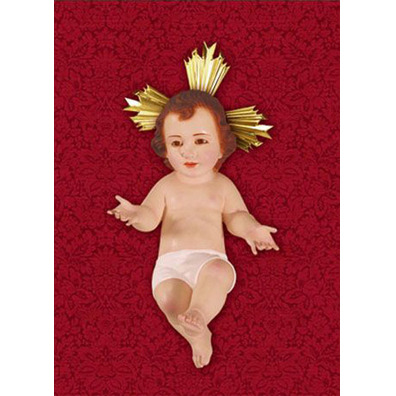 Christmas hanging banner | Baby Jesus figurine