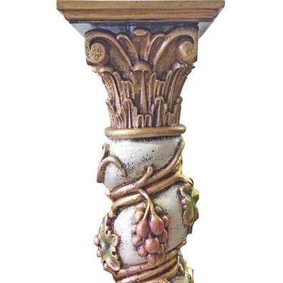 carved wooden column