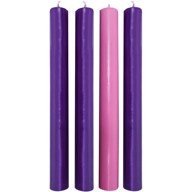 Advent wreath candles | 3 x 30 cm | 2 colours