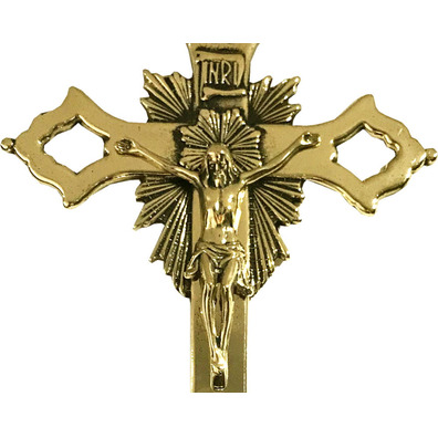 Byzantine style wall crucifix