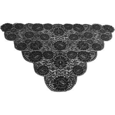 Easter Black Spanish Mantilla Veil