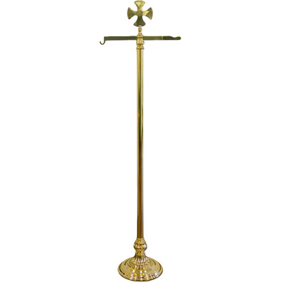 Bronze censer holder with Cross