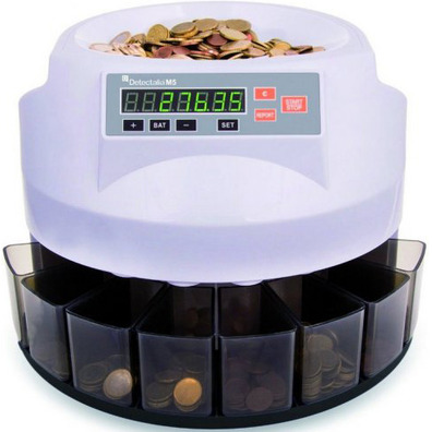 Digital coin sorter counter