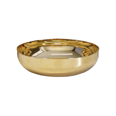 Gold-plated metal paten ciborium | 12cm