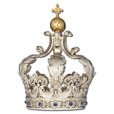 Imperial crown with Cross and sparkles