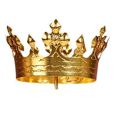 Golden countes crown with crosses