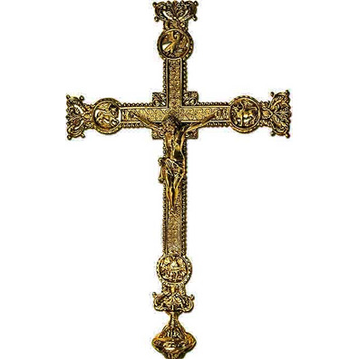 Processional Cross made of bronze