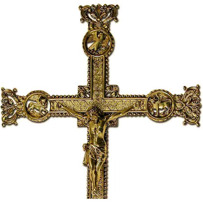 Processional Cross made of bronze