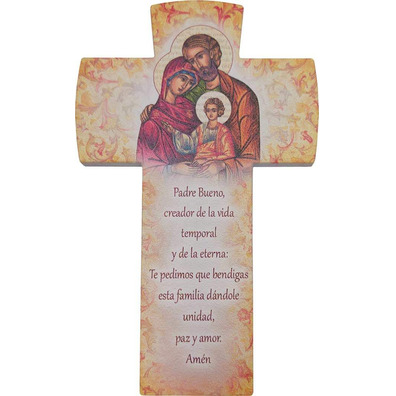 Wall crucifix | Holy Family