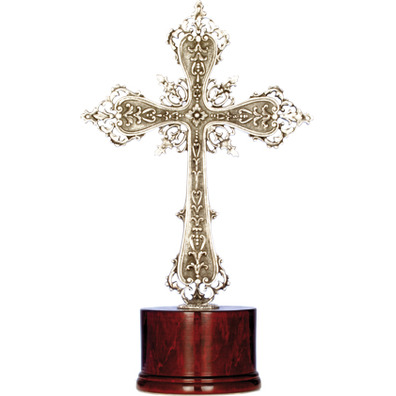 Gothic cross made of sterling silver