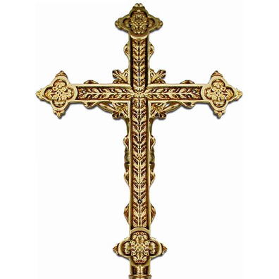 Bronze Processional Cross | Four Evangelists
