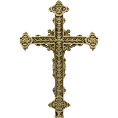 Bronze Processional Cross | Four Evangelists