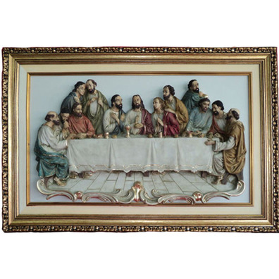 Picture of the Last Supper with relief images