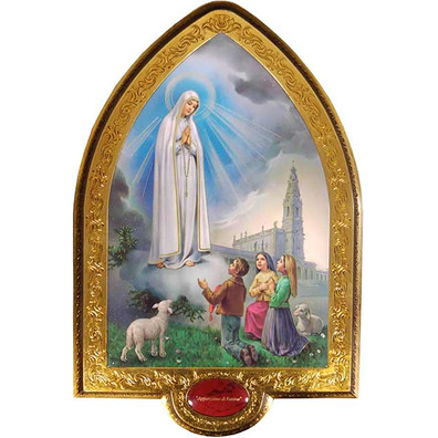 Religious painting - The secrets of the Virgin of Fatima