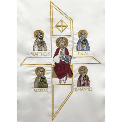 Altar Lectern Cloth | Byzantine Style embroidery beige