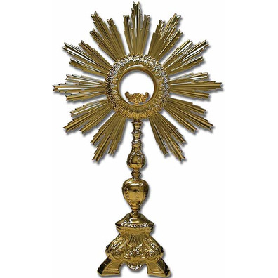 Baroque bronze monstrance