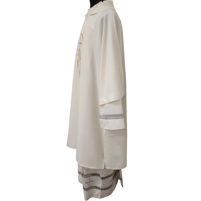 Dalmatic in polyester in the 4 liturgical beige colors