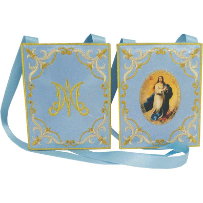 Blue Scapular of the Immaculate Conception | 10x8cm