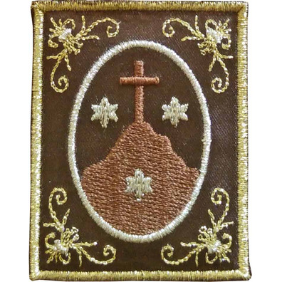 Brown Scapular of Mount Carmel | 6 x 5 cm.