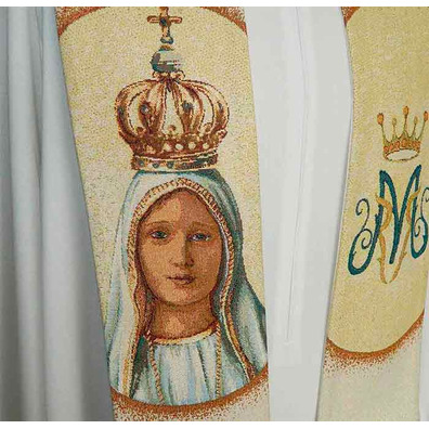 Marian stole with Our Lady of Fatima