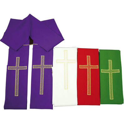 Stolon with embroidered golden Cross