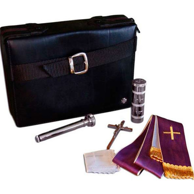 Sacrament case in synthetic leather