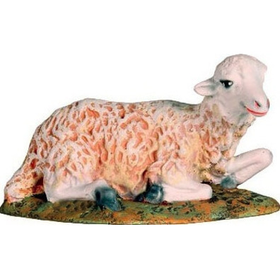 Cast lamb | Nativity figures