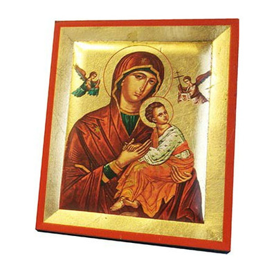 Perpetual Socorro Byzantine icon | 13 x 10.5 cm.