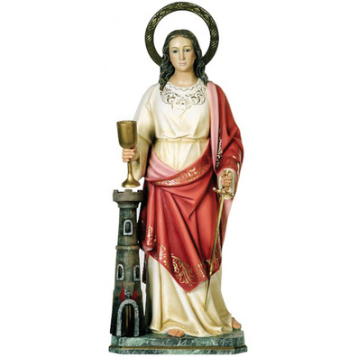 Saint Barbara, patron saint of miners.