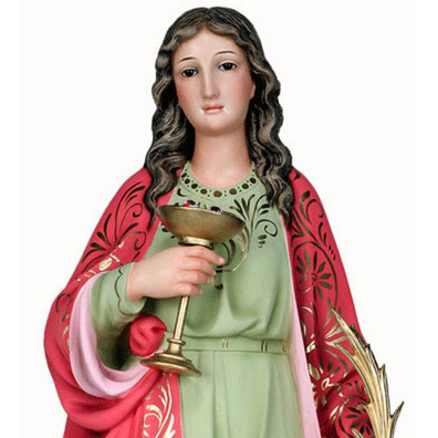 Figure of Saint Lucia, patron saint of the blind