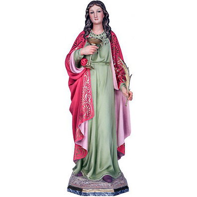 Figure of Saint Lucia, patron saint of the blind