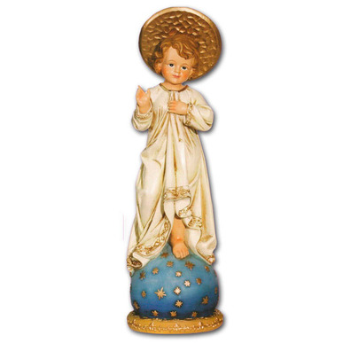 Resin baby Jesus with halo