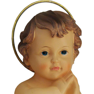 Resin Baby Jesus in 28 cm.