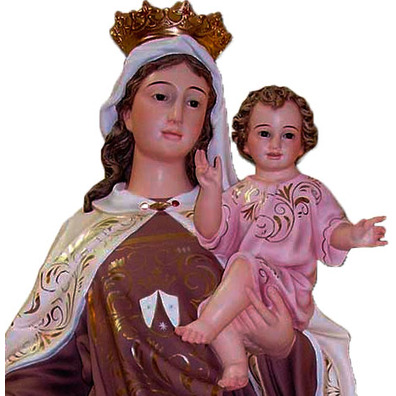 Virgin of Mount Carmel sculpture for sale
