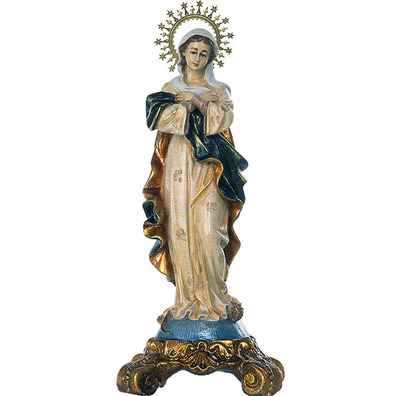Immaculate Conception with gold leaf finish