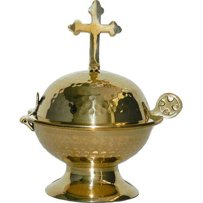 Metal boat with spherical cup